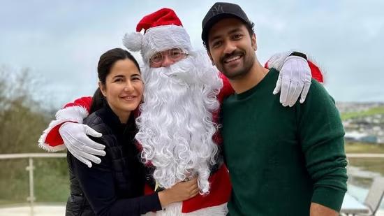 Vicky Kaushal and Katrina Kaif Celebrate Christmas