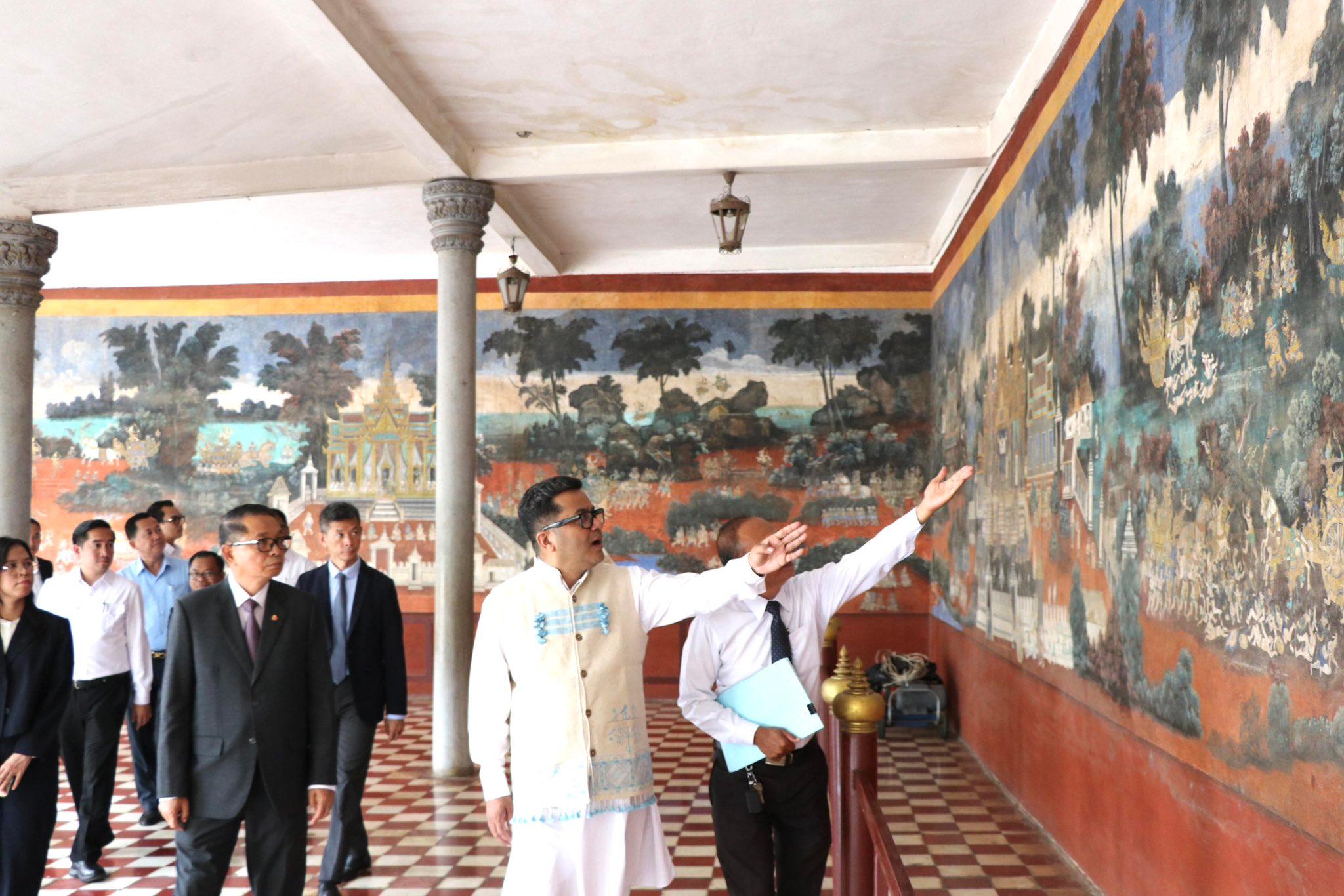 MoS Margherita in Cambodia, hails ASI's initiative to restore Ramayan murals