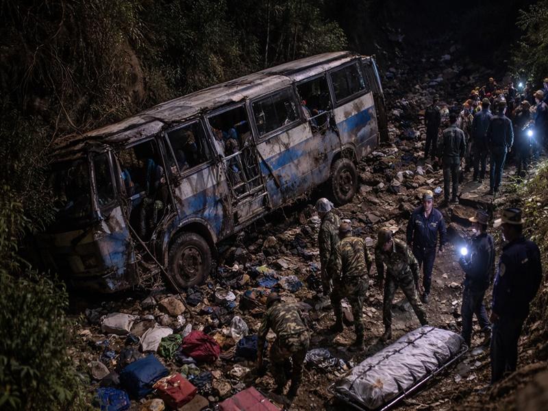8 killed in Nepal bus accident carrying wedding party