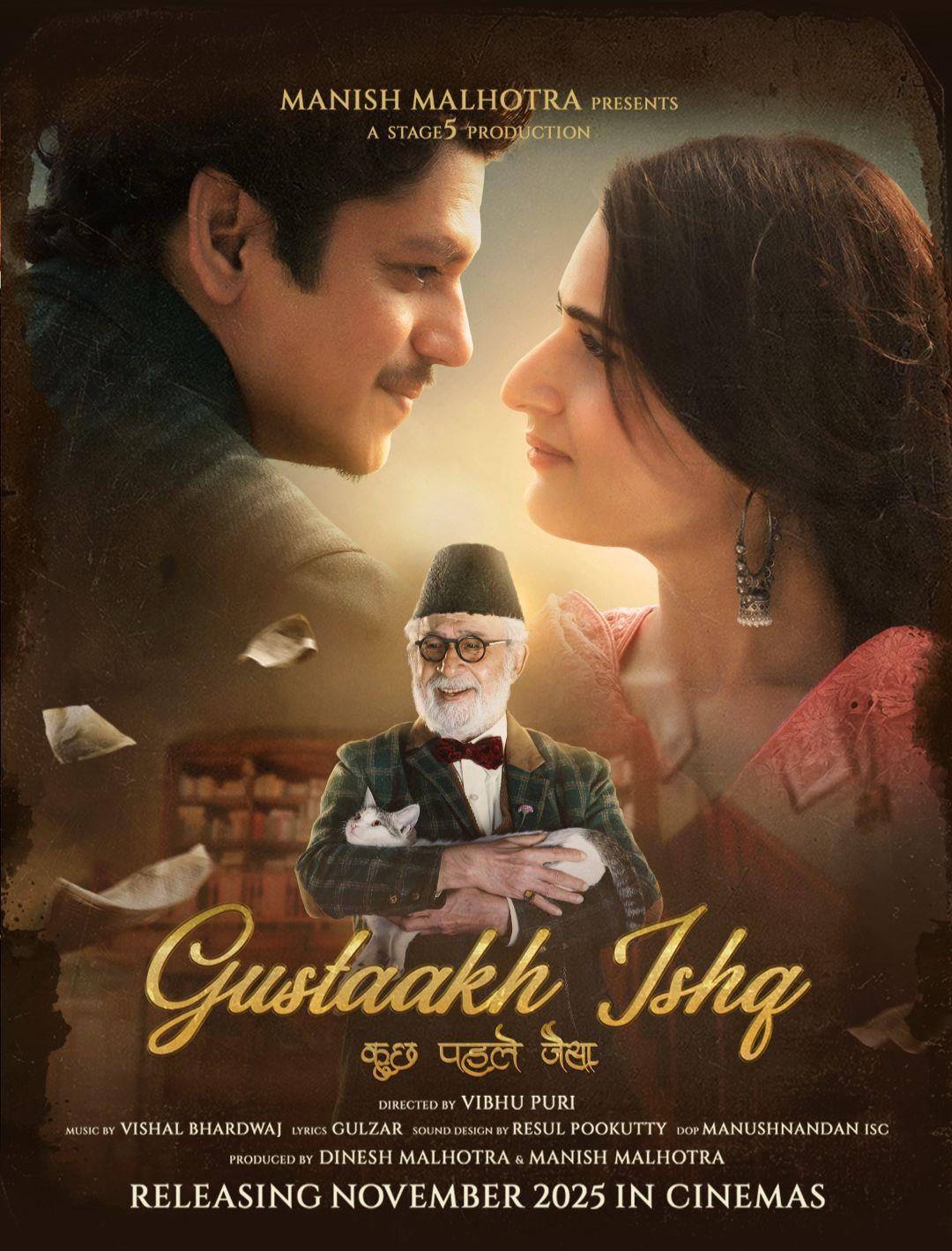 Fatima Sana Khan, Vijay Varma gives retro vibes in Manish Malhotra’s "Gustaakh Ishq" teaser