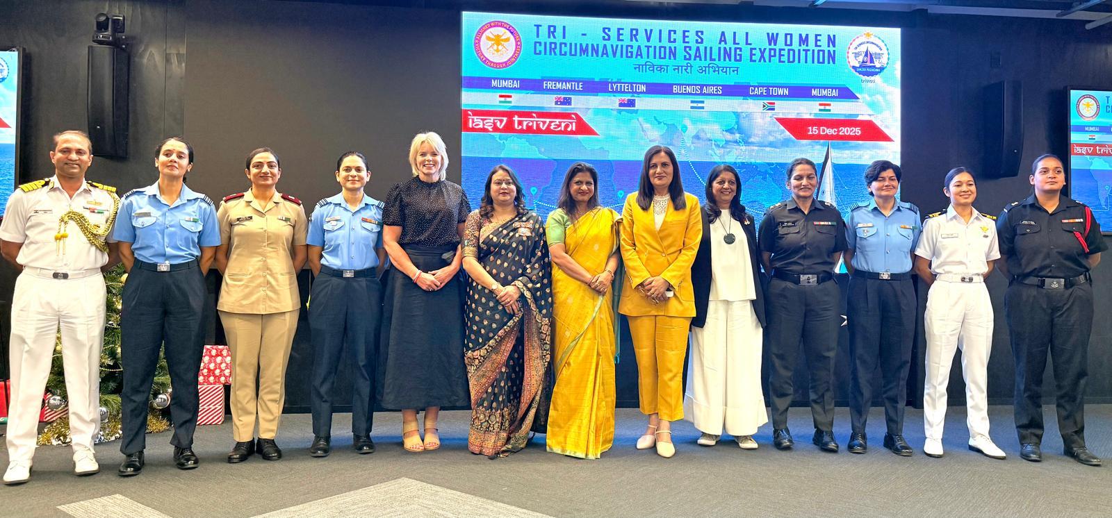 All-women Indian Army sailing vessel receives grand welcome in Christchurch