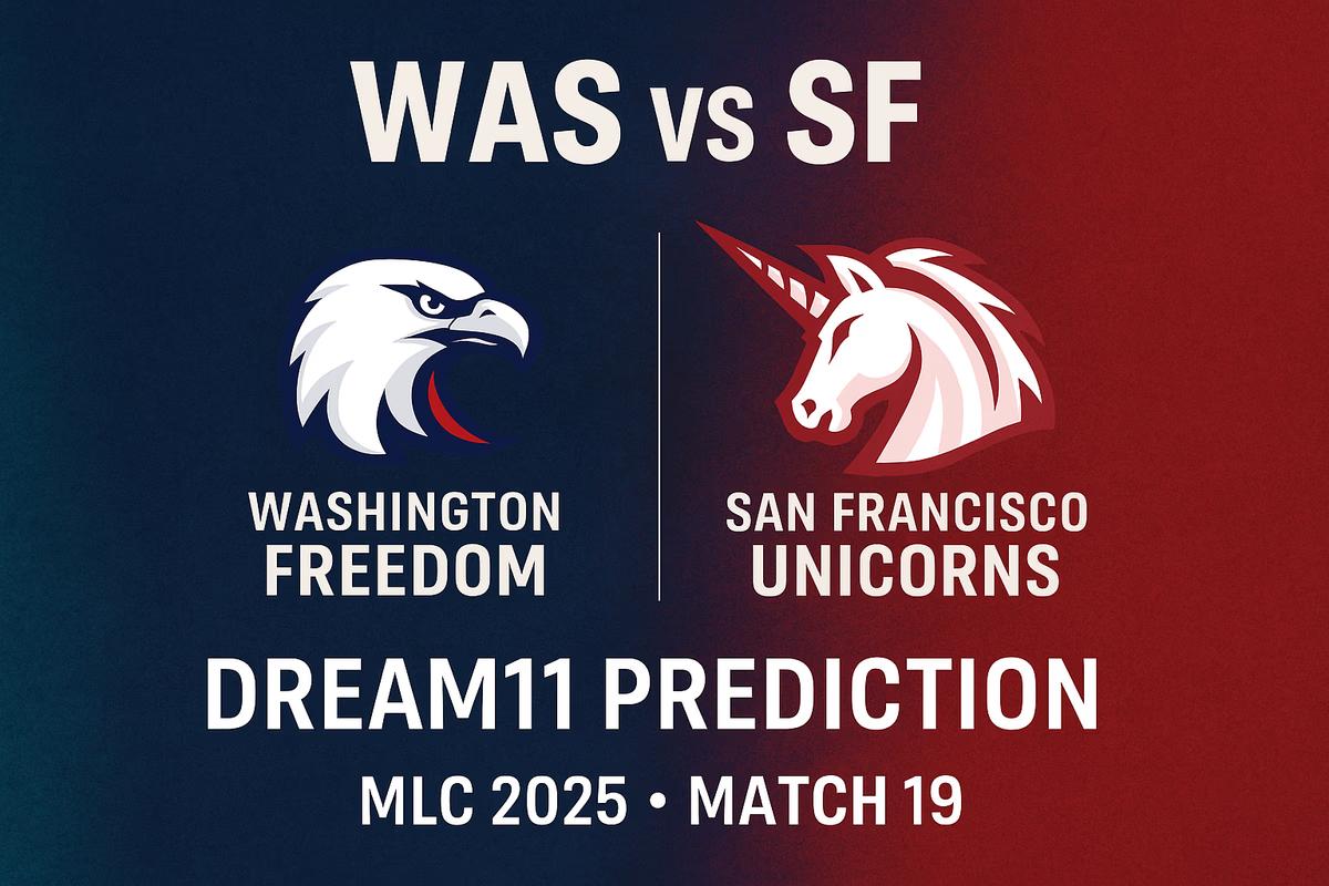 WAS vs SF Dream11 Team Major League Cricket 2025
