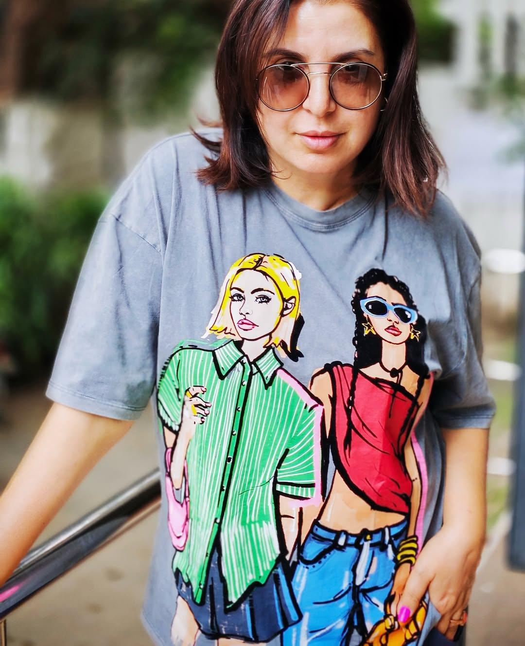 Farah Khan attends the Ganga aarti during her first trip to Rishikesh