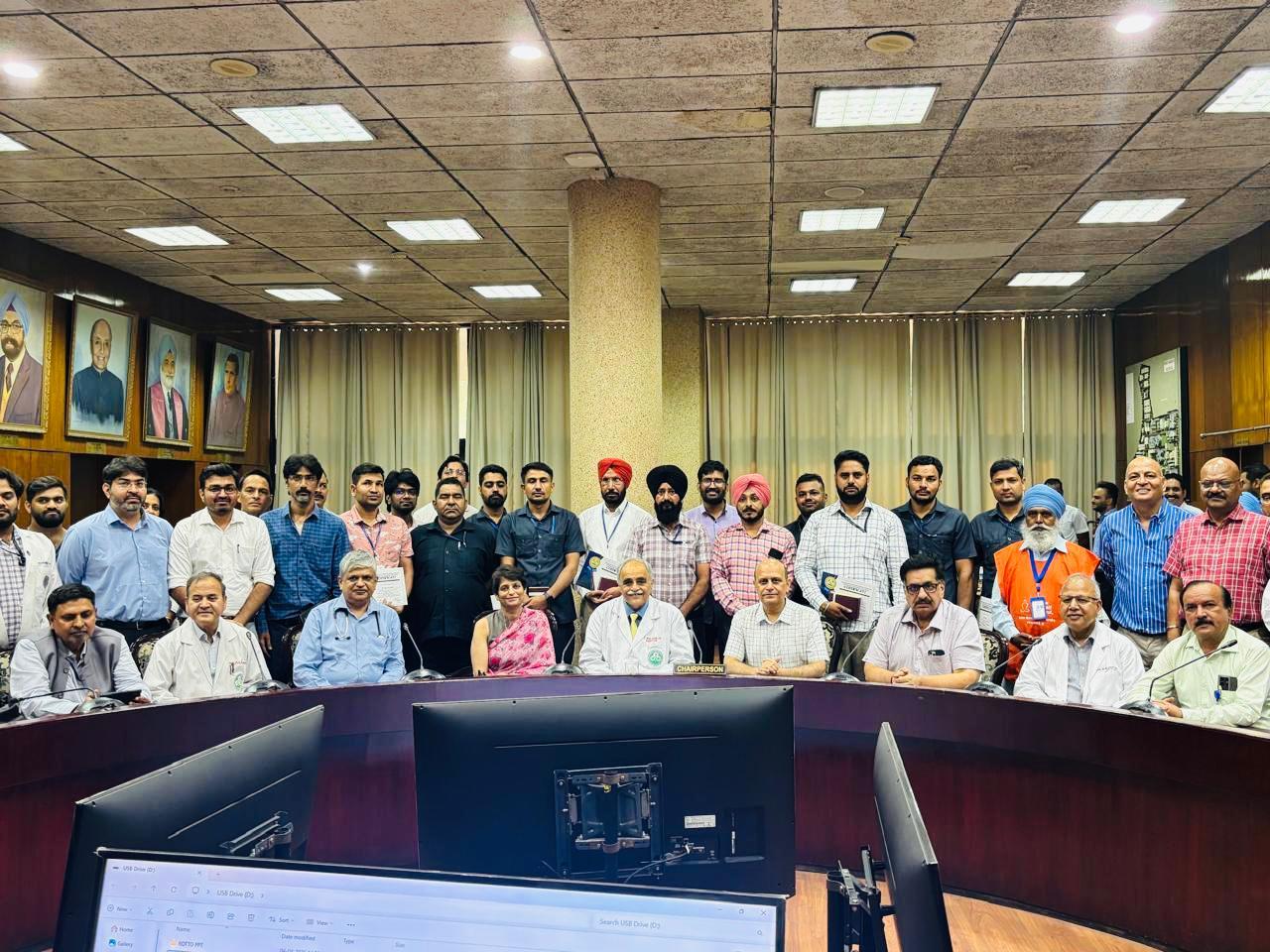 PGI Chandigarh honours staff for support during Operation Sindoor