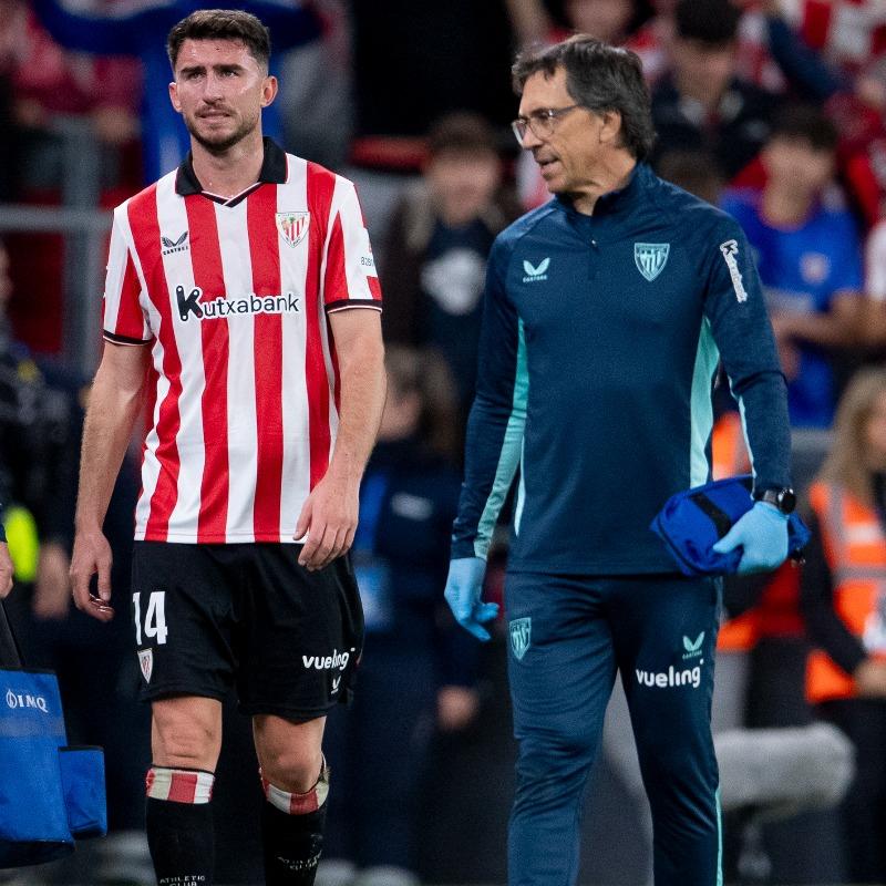 Athletic Bilbao lose Spain international Laporte for two months with a hamstring injury