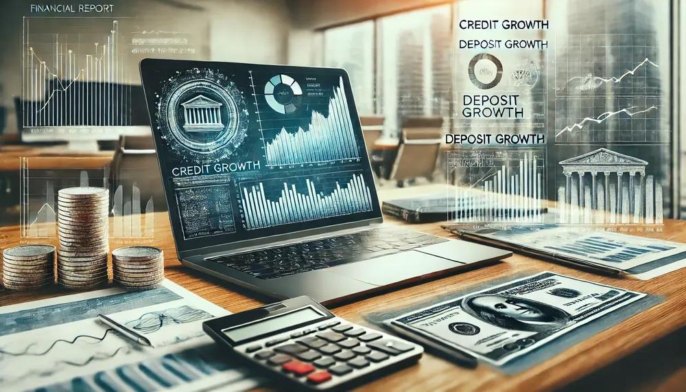 Widened gap between credit and deposit