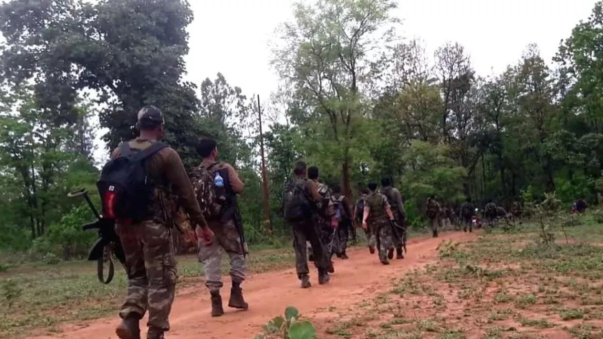 Anti-LWE operation: Security forces recover six Maoists' bodies; cache of weapons seized