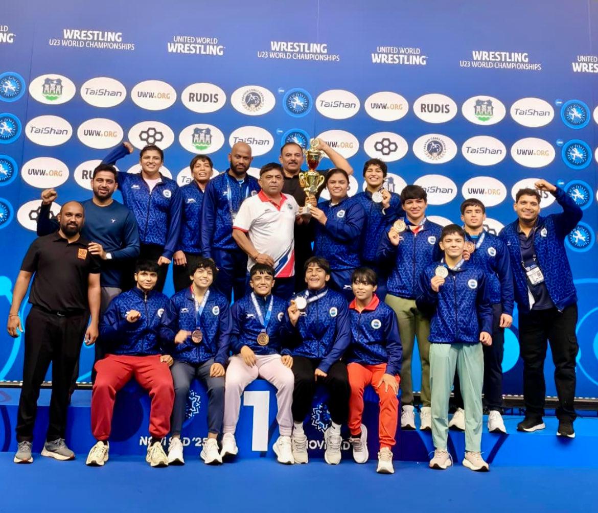 U-23 World Wrestling C’ship: Sujeet wins gold medal; women’s team secure team title