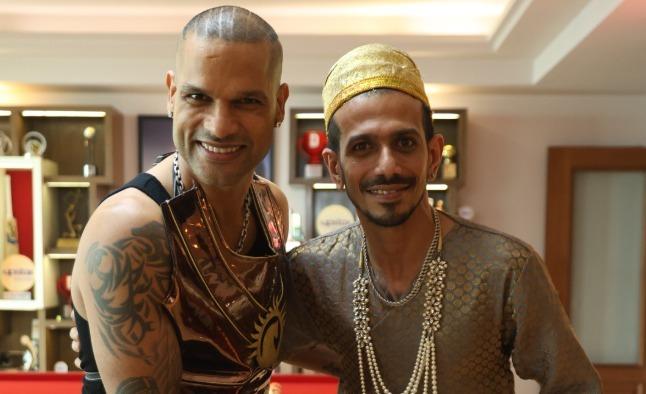 'Ek maha-yudh': Dhawan, Chahal dressed as kings, leaving netizens to guess their next move