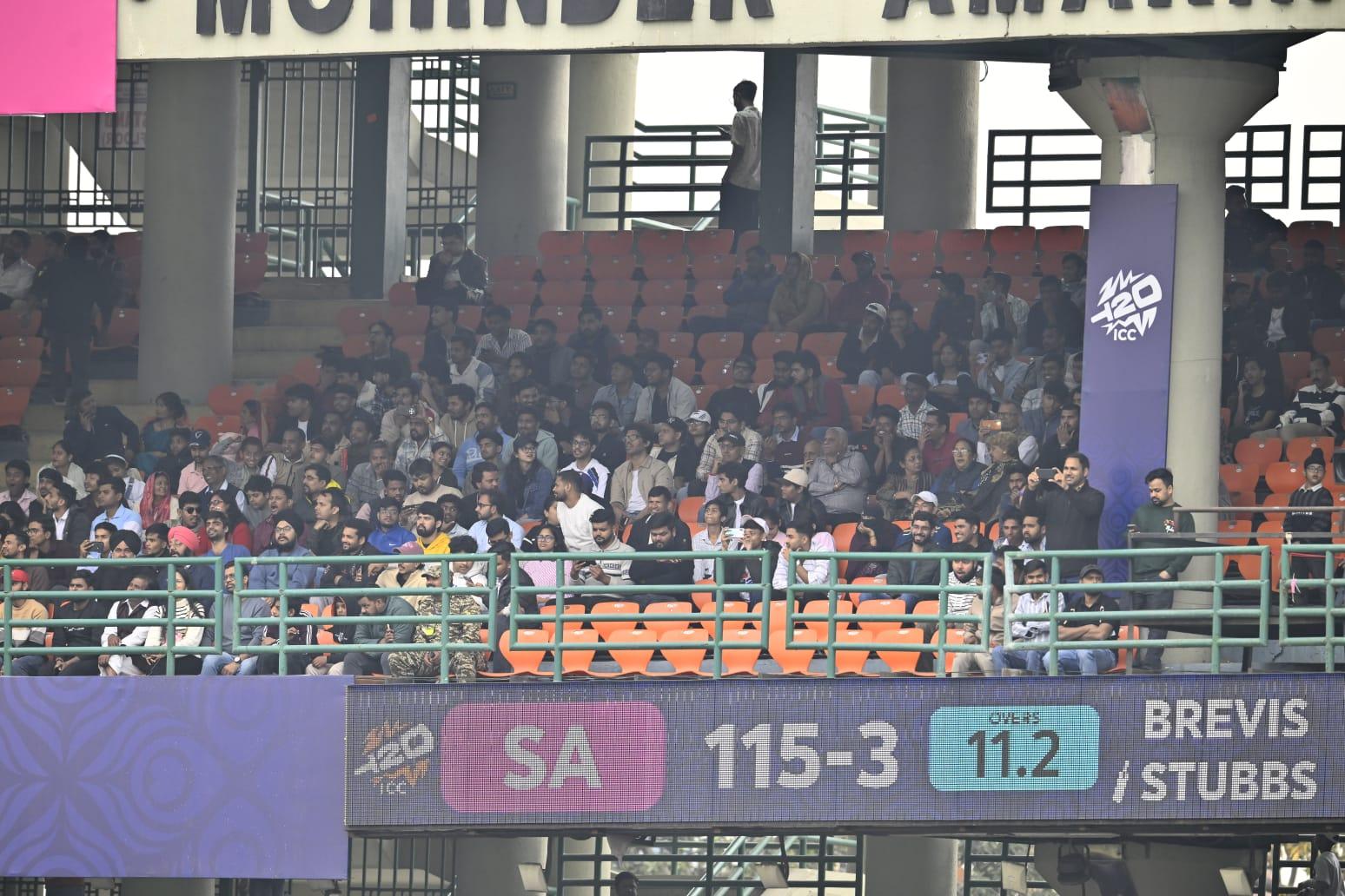 DDCA hosts students and Delhi Police families for SA vs UAE at Arun Jaitley Stadium