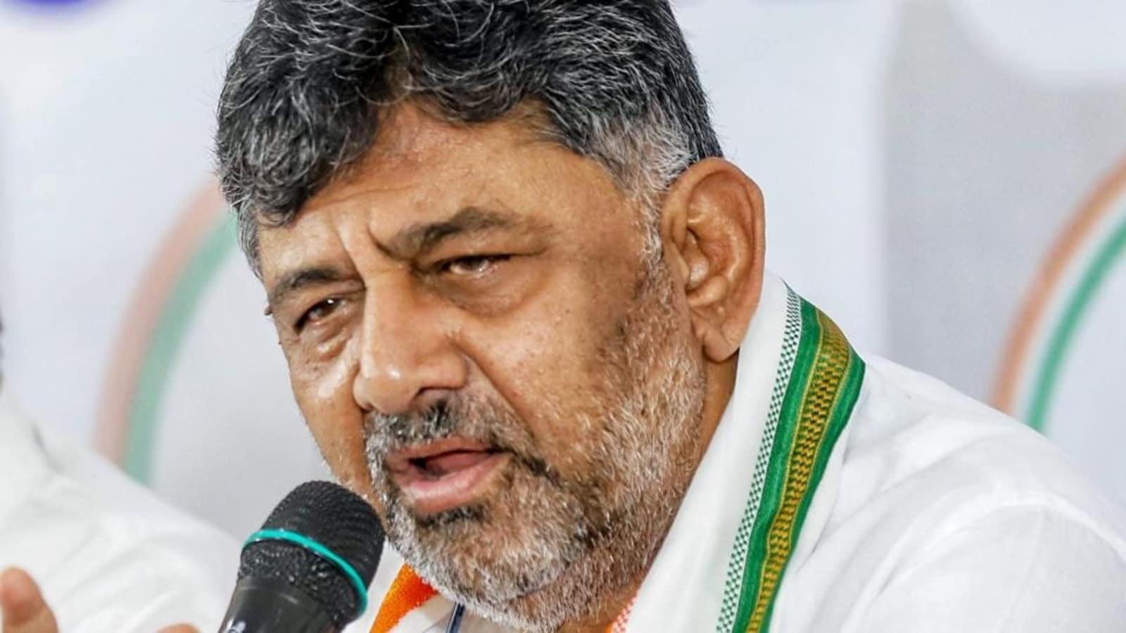 Karnataka Deputy Chief Minister DK Shivakumar