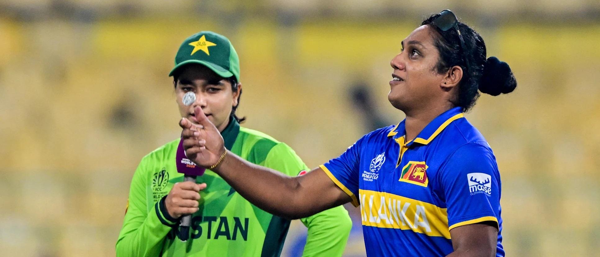 Women's World Cup: Sri Lanka opt to bowl against Pakistan in rain-hit 34 overs each side clash