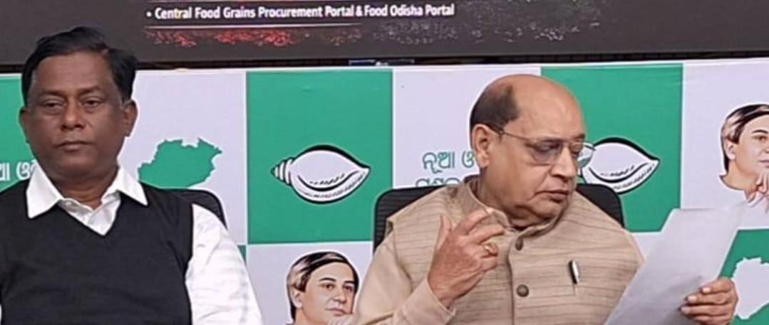 BJD slams Odisha govt over collapsed paddy procurement