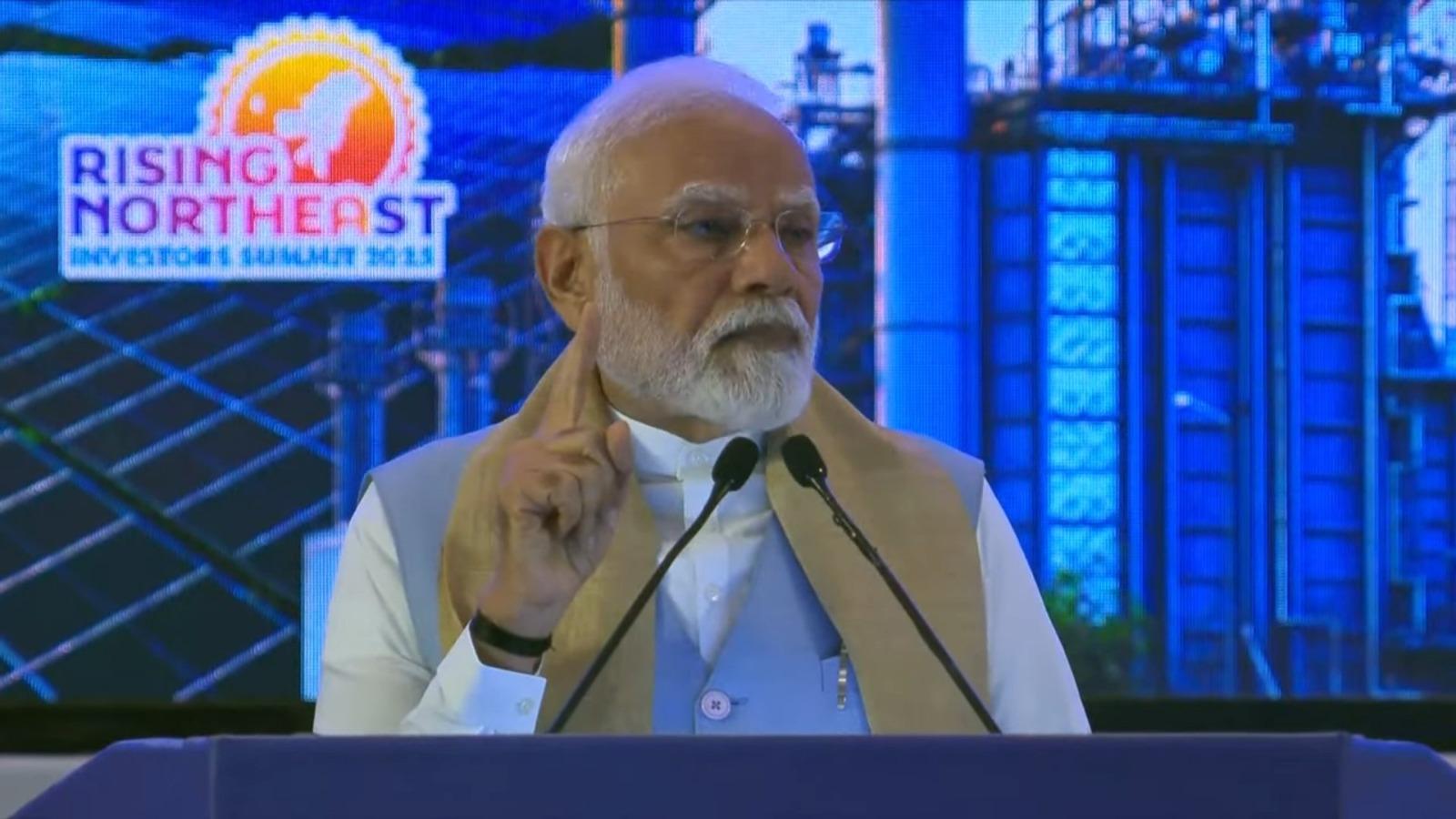 PM Modi sees northeast states as gateway to $200 billion trade with ASEAN