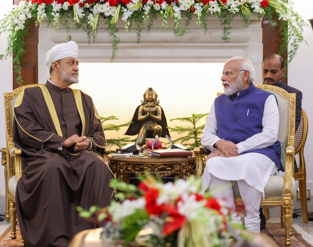 PM Modi, Oman Sultan discuss prioritising dialogue and diplomacy for restoring peace in West Asia