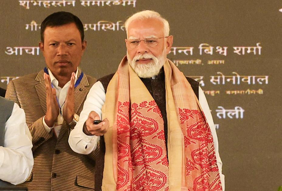 PM Modi lays foundation stone for Rs 11,000 crore fertiliser unit in Assam