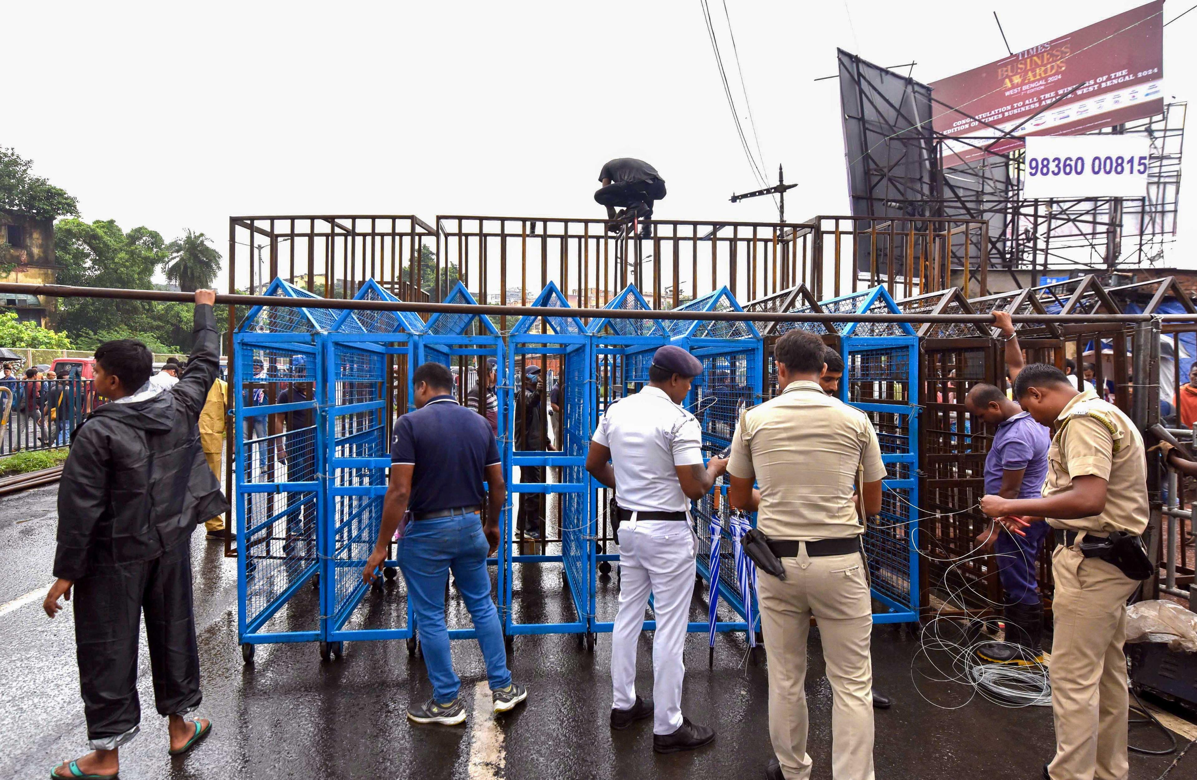 Nabanna turned into virtual fortress over ‘March to state secretariat’ rally by job-losing teachers