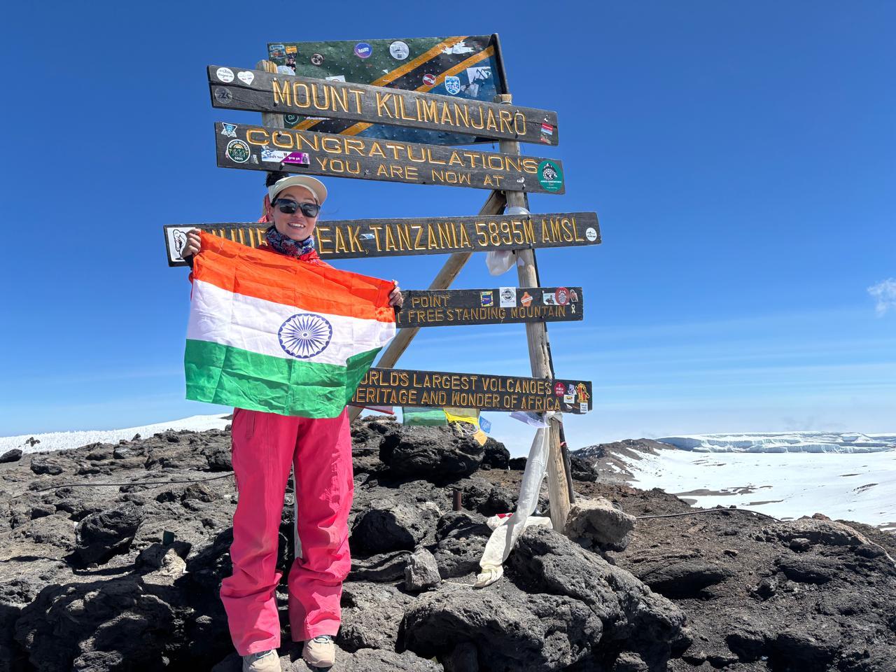 Arunachal Guv congratulates Kabak Yano for scaling Mount Kilimanjaro