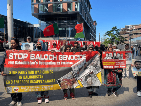 Stop Baloch genocide: Protest in Netherlands against Pakistan's 'kill and dump' policy