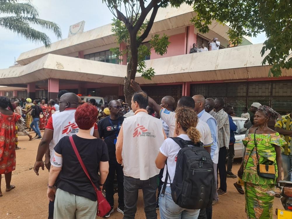 Nearly 20 killed in stampede at high school in Central African Republic's capital