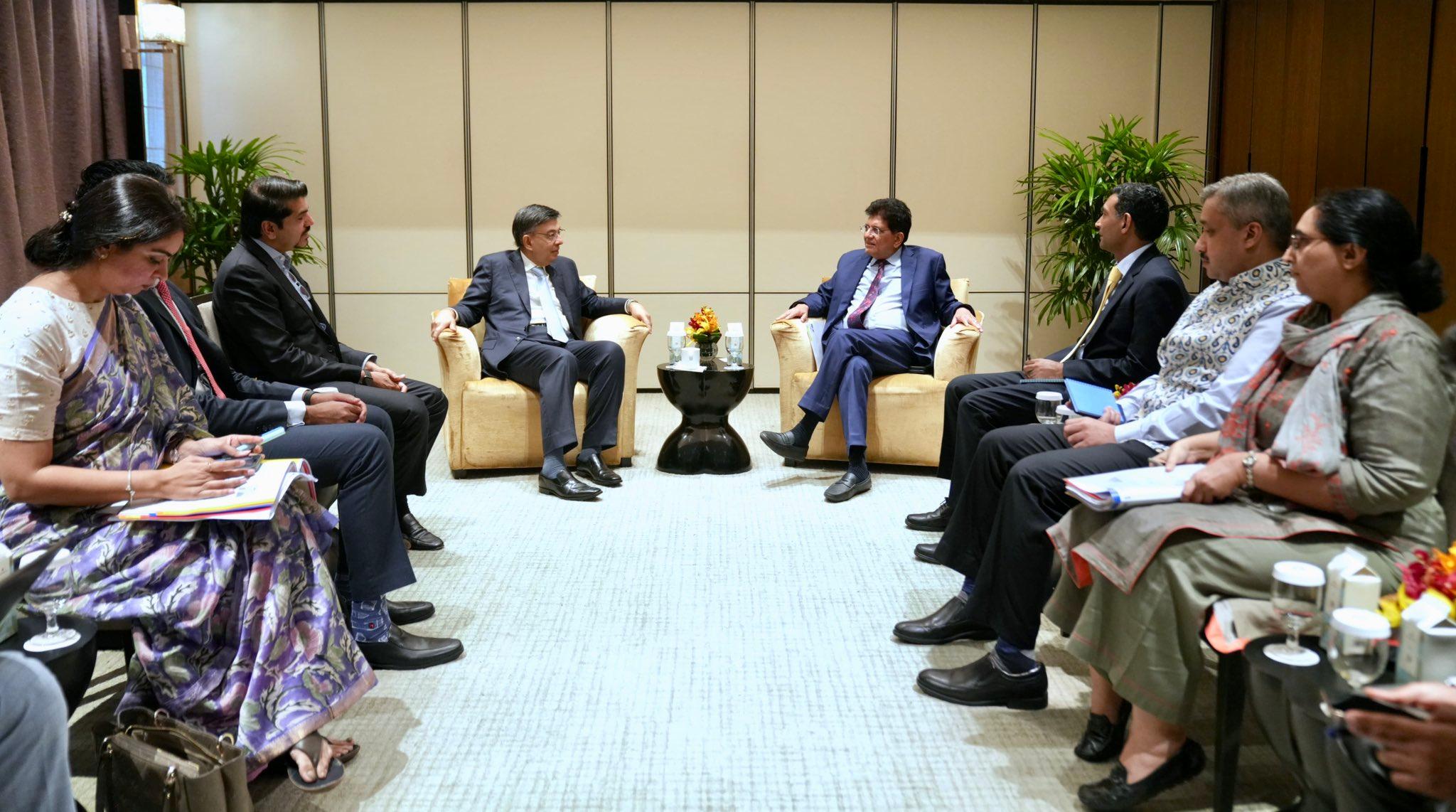 Piyush Goyal showcases India growth story to global investors in Singapore