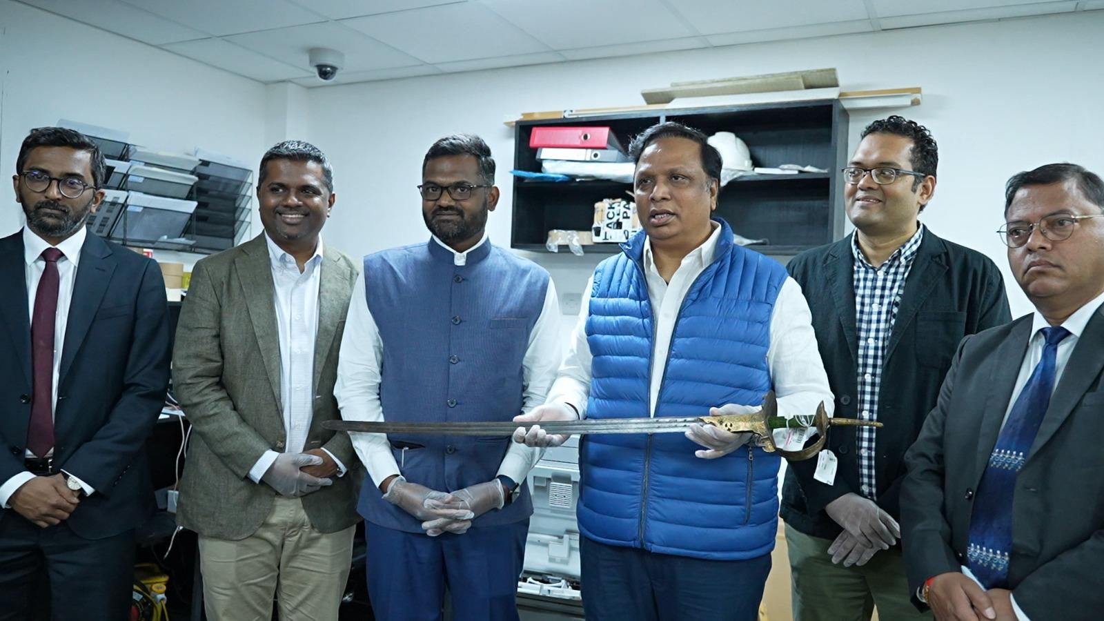 Mumbai set to honour today the homecoming of Raghuji Bhonsale’s legendary sword