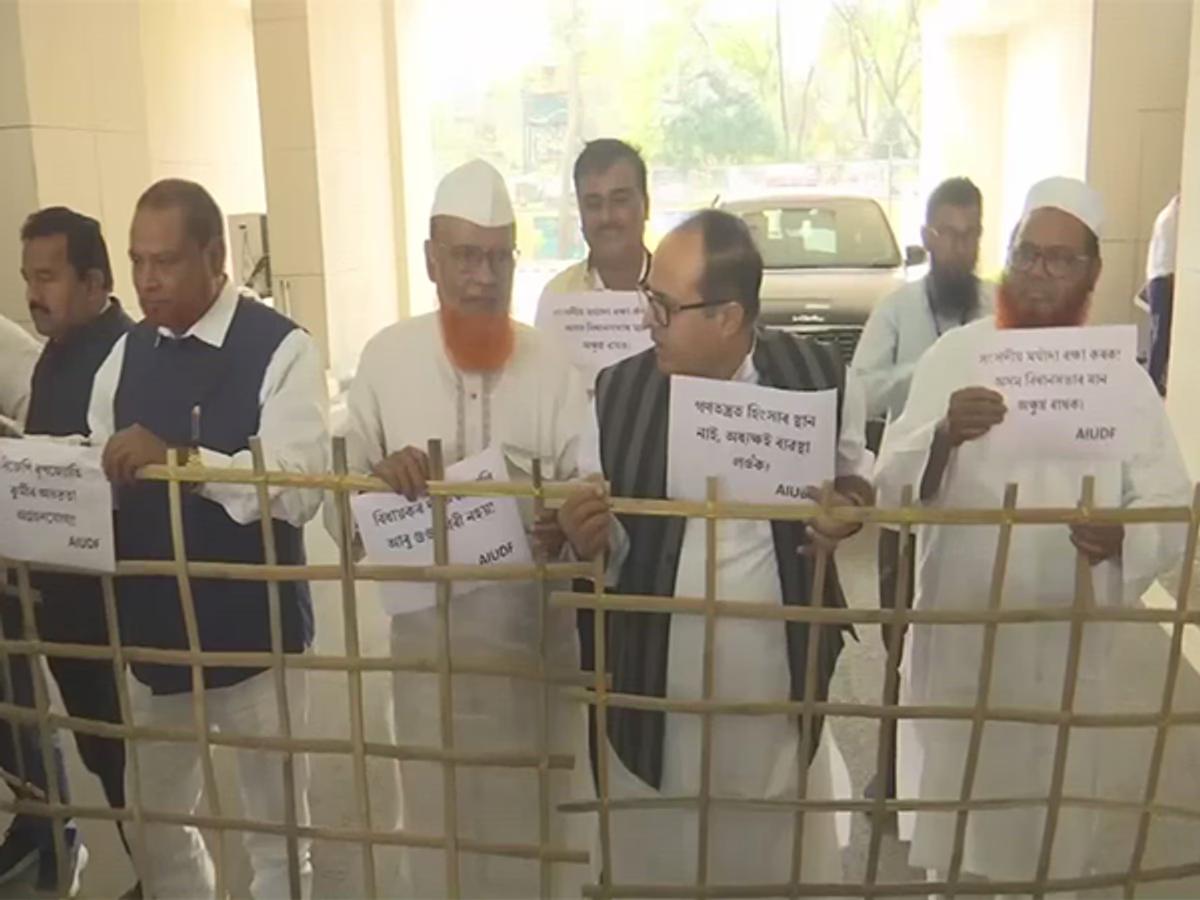 Assam stages protest in Assembly