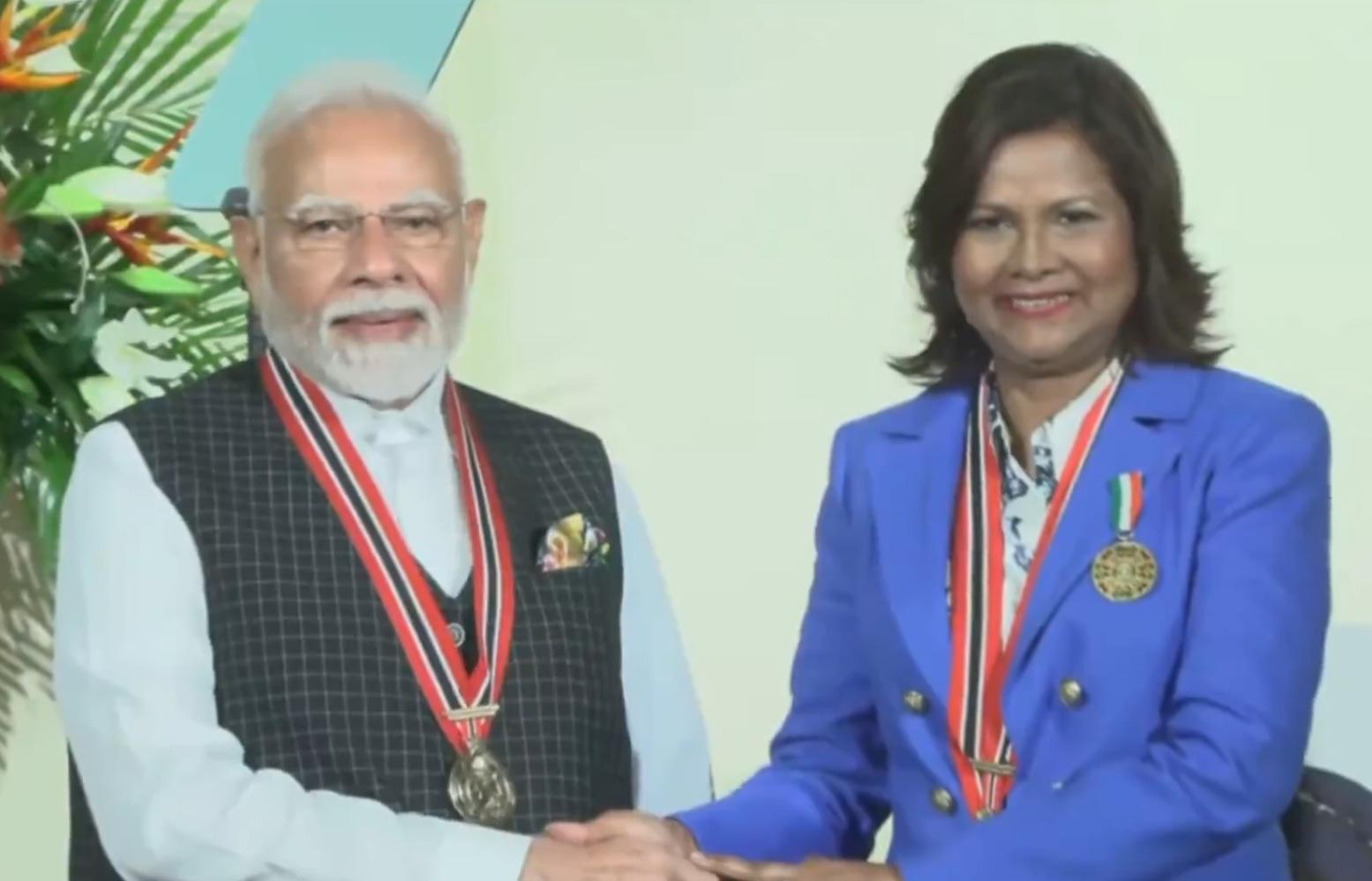 PM Modi receives 25th global honour, becomes first foreign leader to be conferred with 'The Order of the Republic of Trinidad & Tobago'
