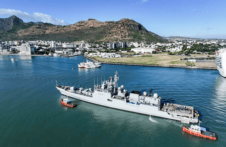 INS Teg docks in Mauritius to boost maritime cooperation, mark Yoga Day
