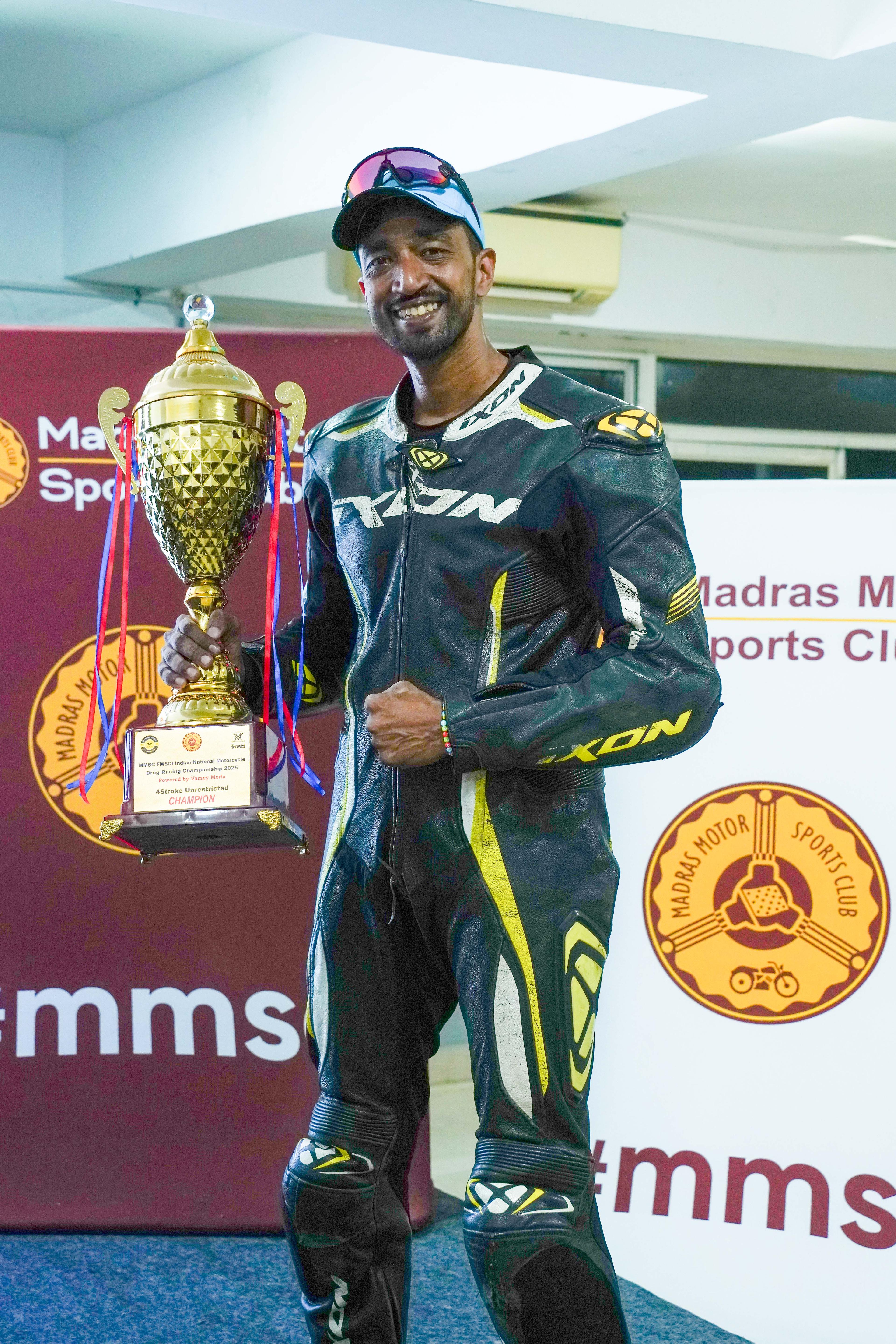 National Drag Racing C'ship: Pawshe edges past Muddappa to win title in Unrestricted class