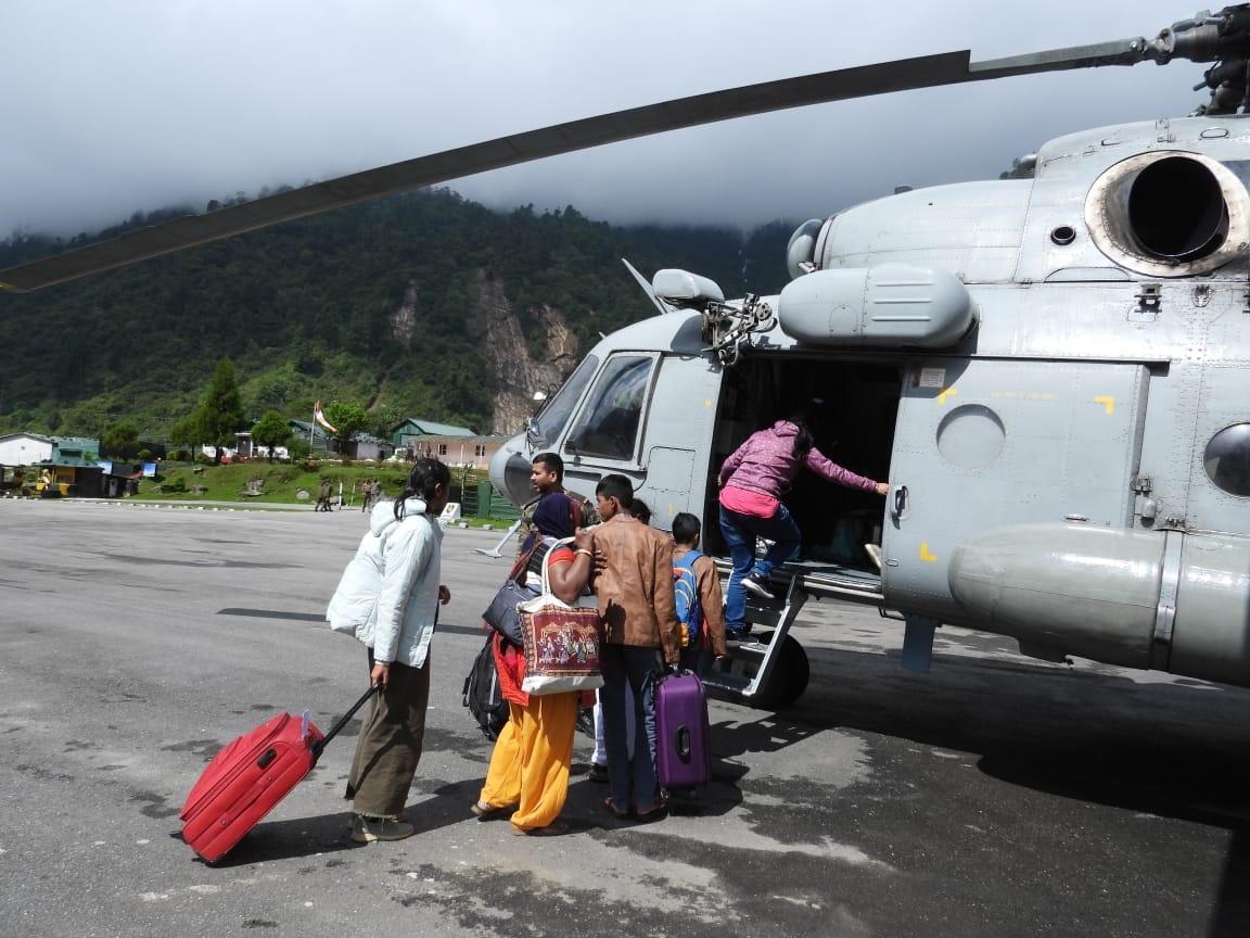 Indian Army leads search and rescue operations in North Sikkim