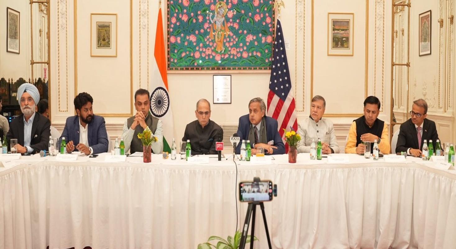 Shashi Tharoor-led delegation meets academic leaders in New York reaffirming India's resolve to combat terrorism