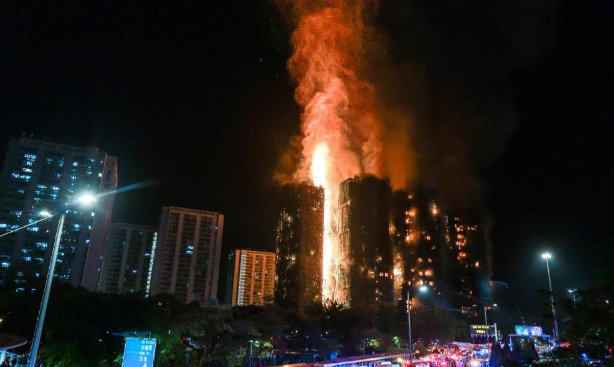44 killed as fire engulfs high-rise Hong Kong buildings, 3 arrested