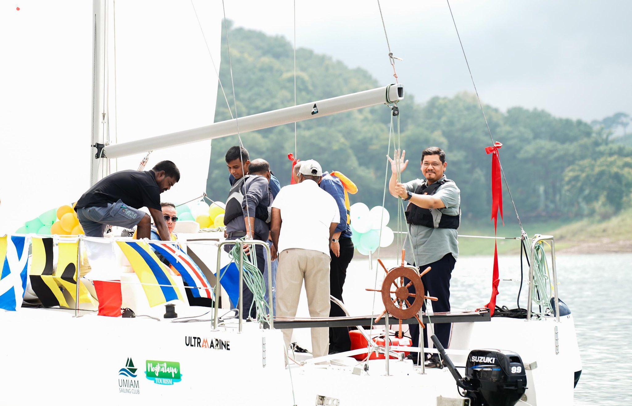 Meghalaya’s first sailing yacht launched in Umiam Lake