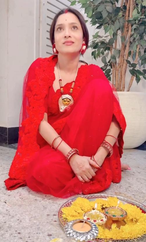 Ankita Lokhande talks about overcoming family struggles and husband Vicky’s health on Dussehra