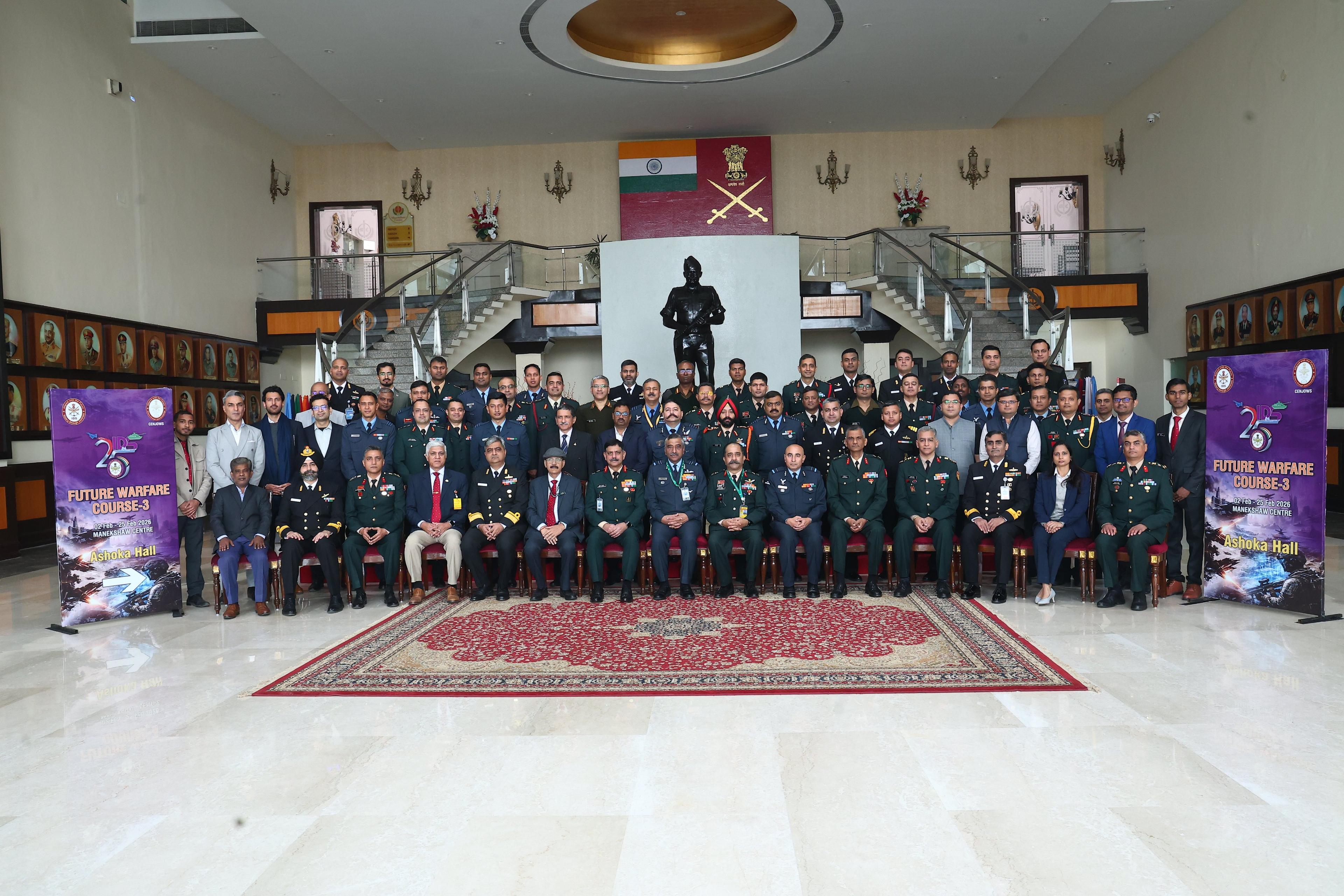 Tri-services defence course concludes with focus on futuristic warfare