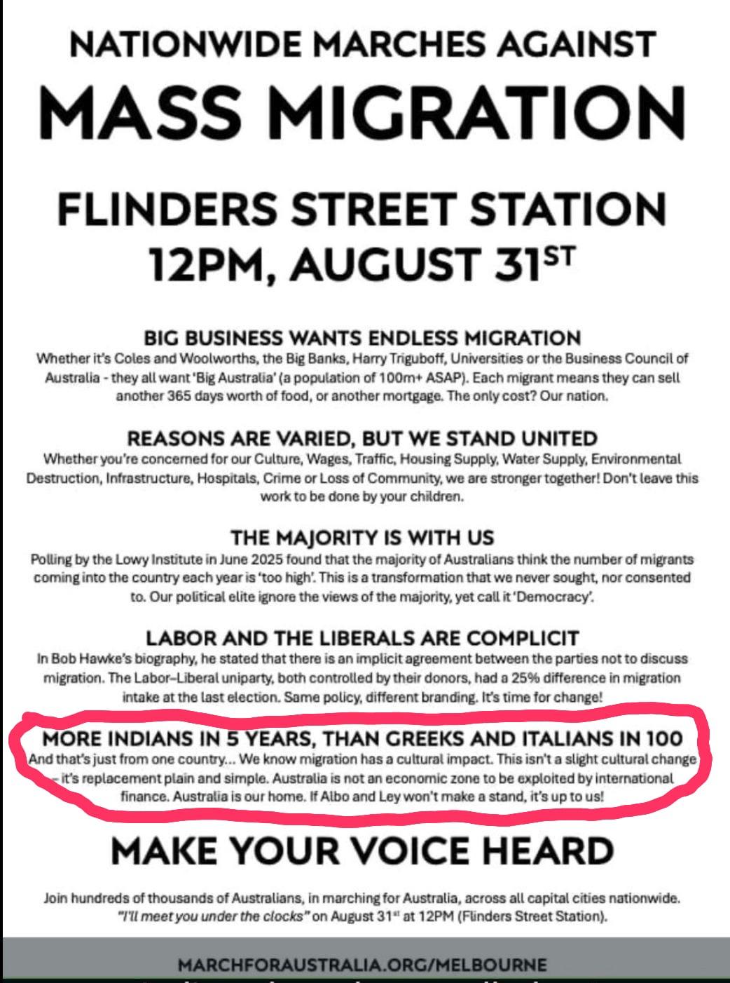 March for Australia: Campaign being viewed with caution by Indian immigrants