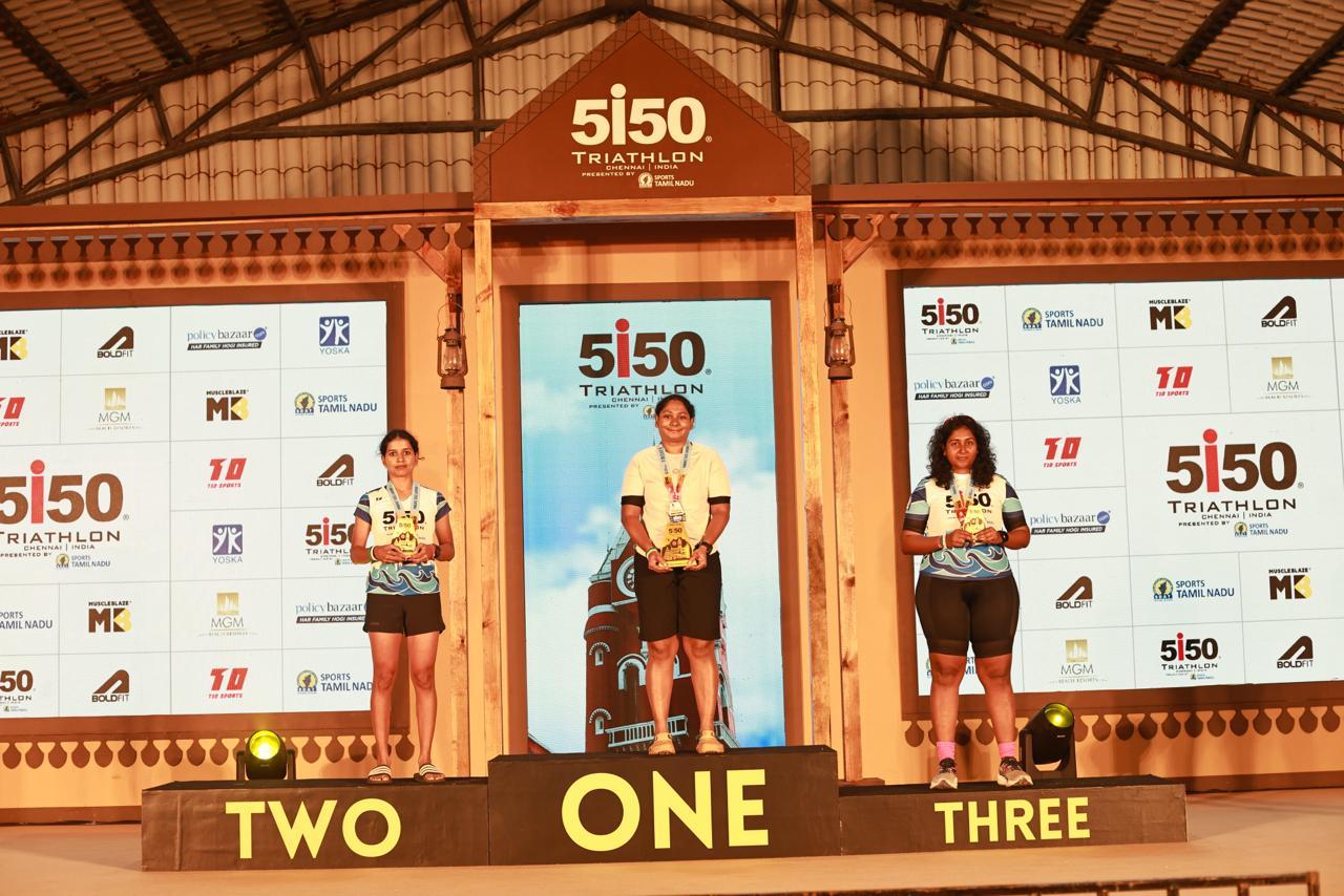 Indians steal show at inaugural 5i50 Triathlon Chennai 2026