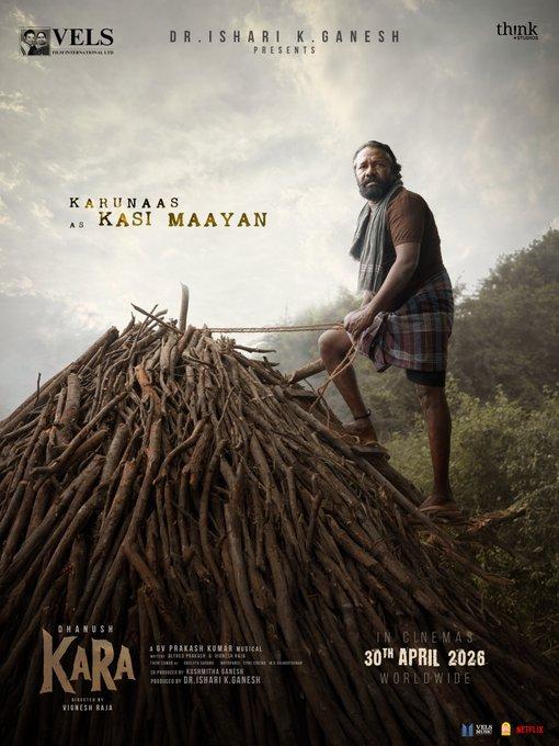 Karunas's look as 'Kasi Maayan' in Dhanush's 'Kara' released