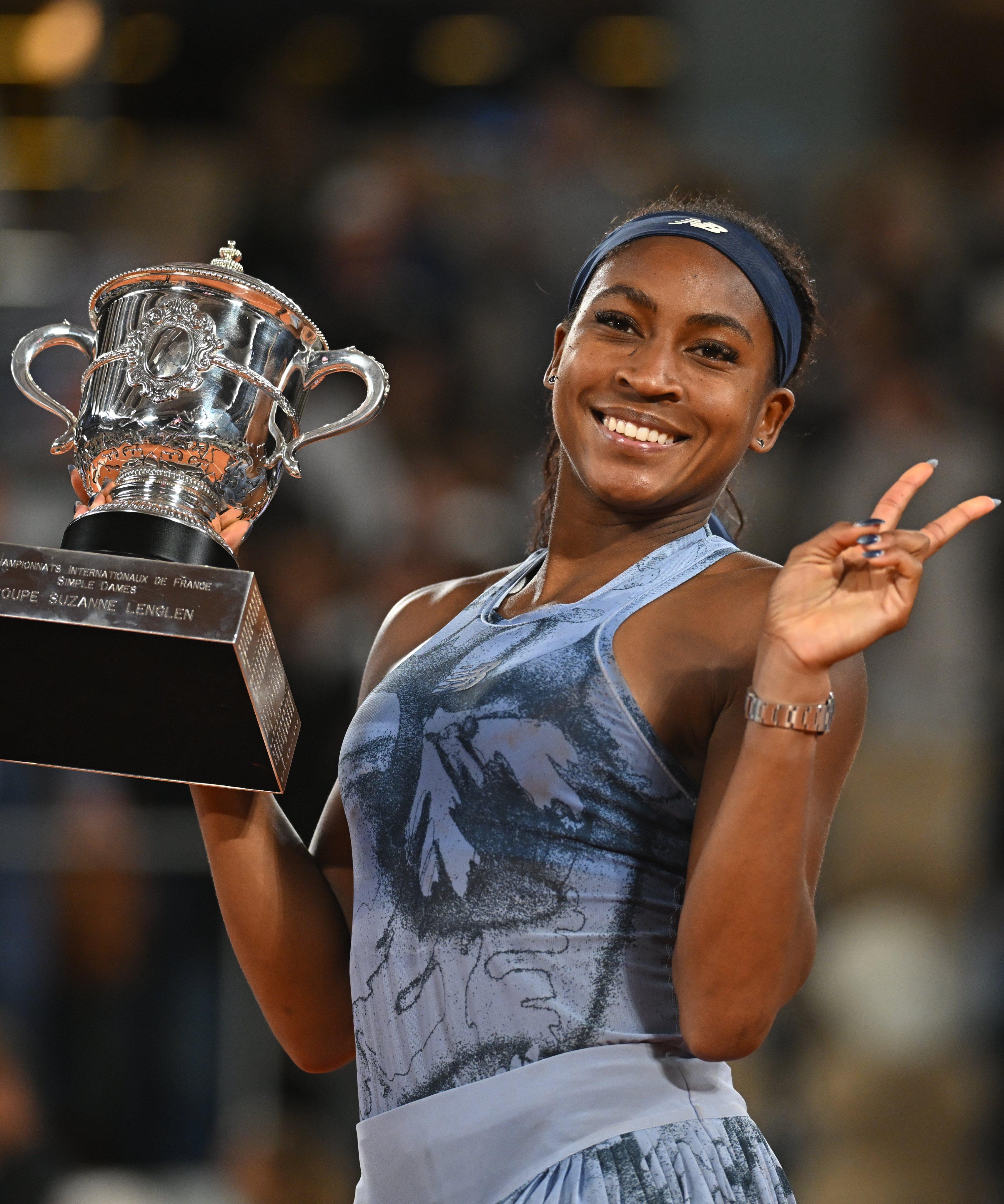 French Open: Coco Gauff fights back to stun Sabalenka, wins first French Open title (Ld)