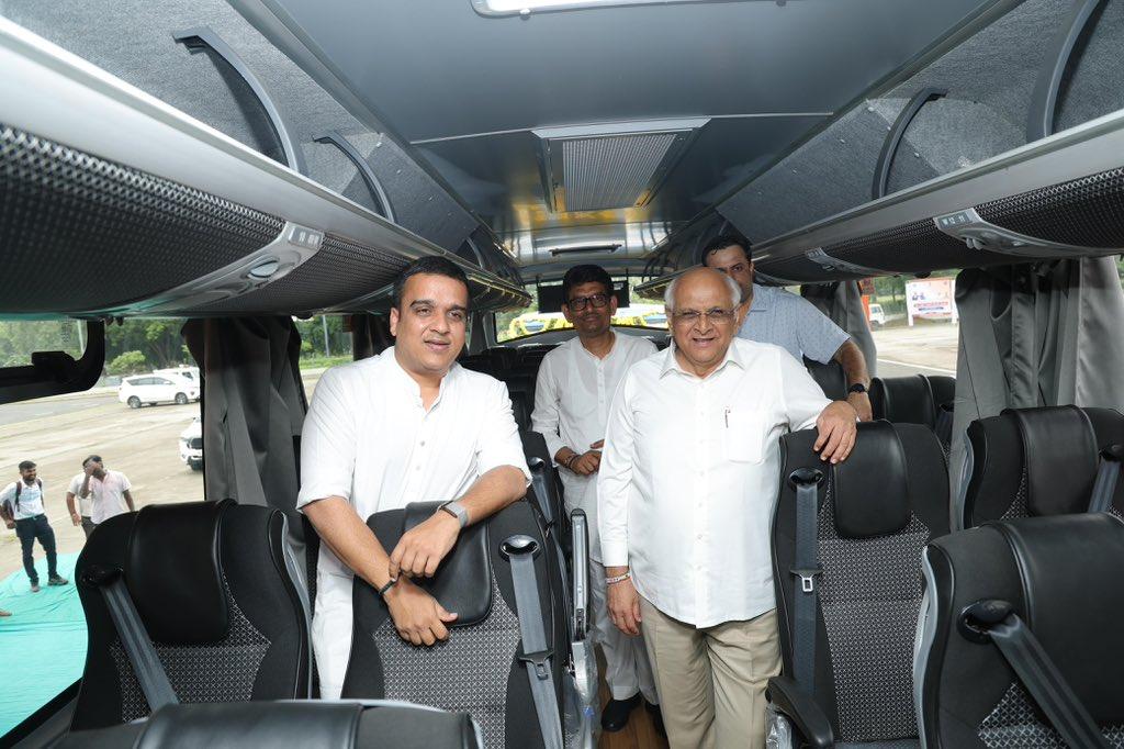 CM Patel flags off 151 new buses to boost public transport in Gujarat