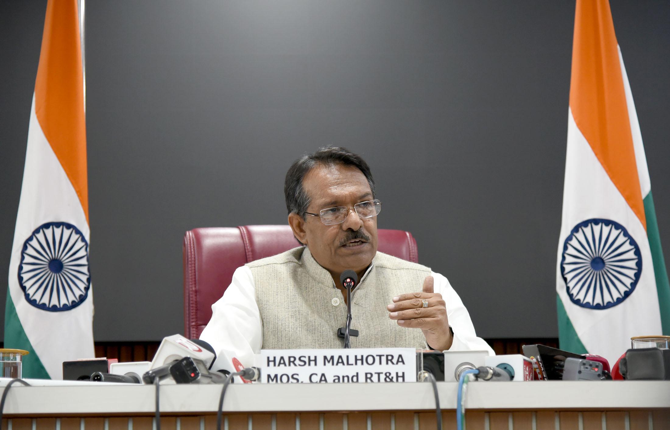 Union MoS Harsh Malhotra