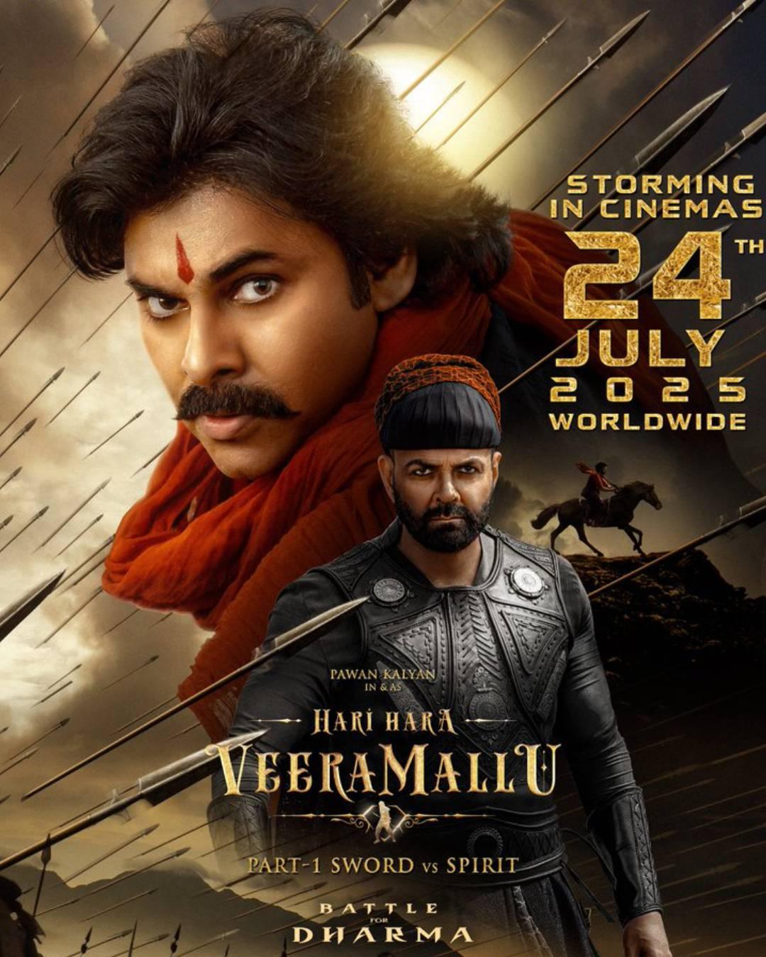 Pawan Kalyan's 'Hari Hara Veera Mallu' to release on July 24, say makers