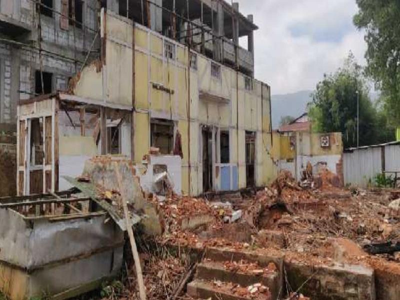 Manipur student bodies, CSOs slam demolition of historic Redlands Building in Shillong