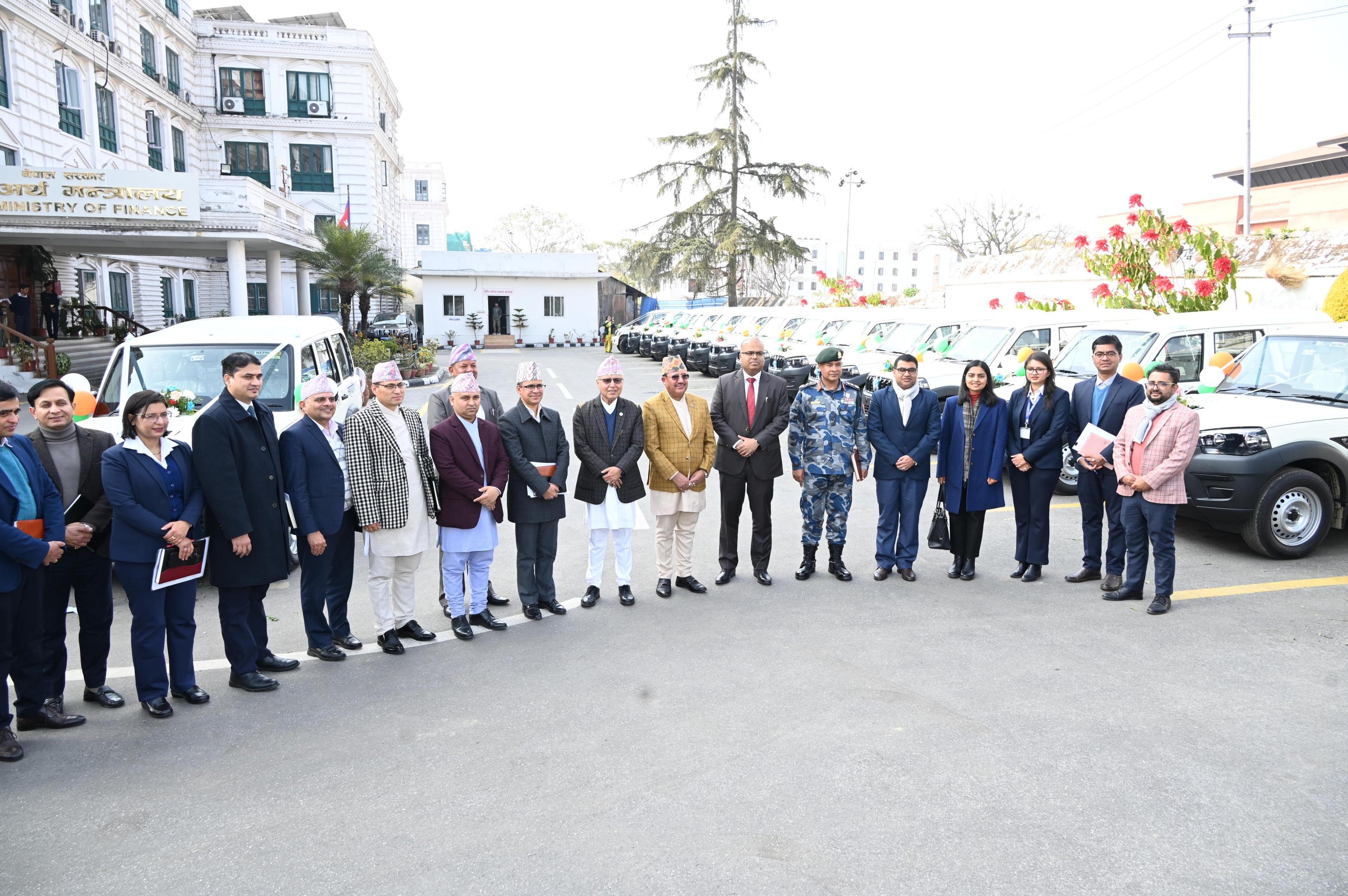 India hands over 250 more vehicles to Nepal as election support