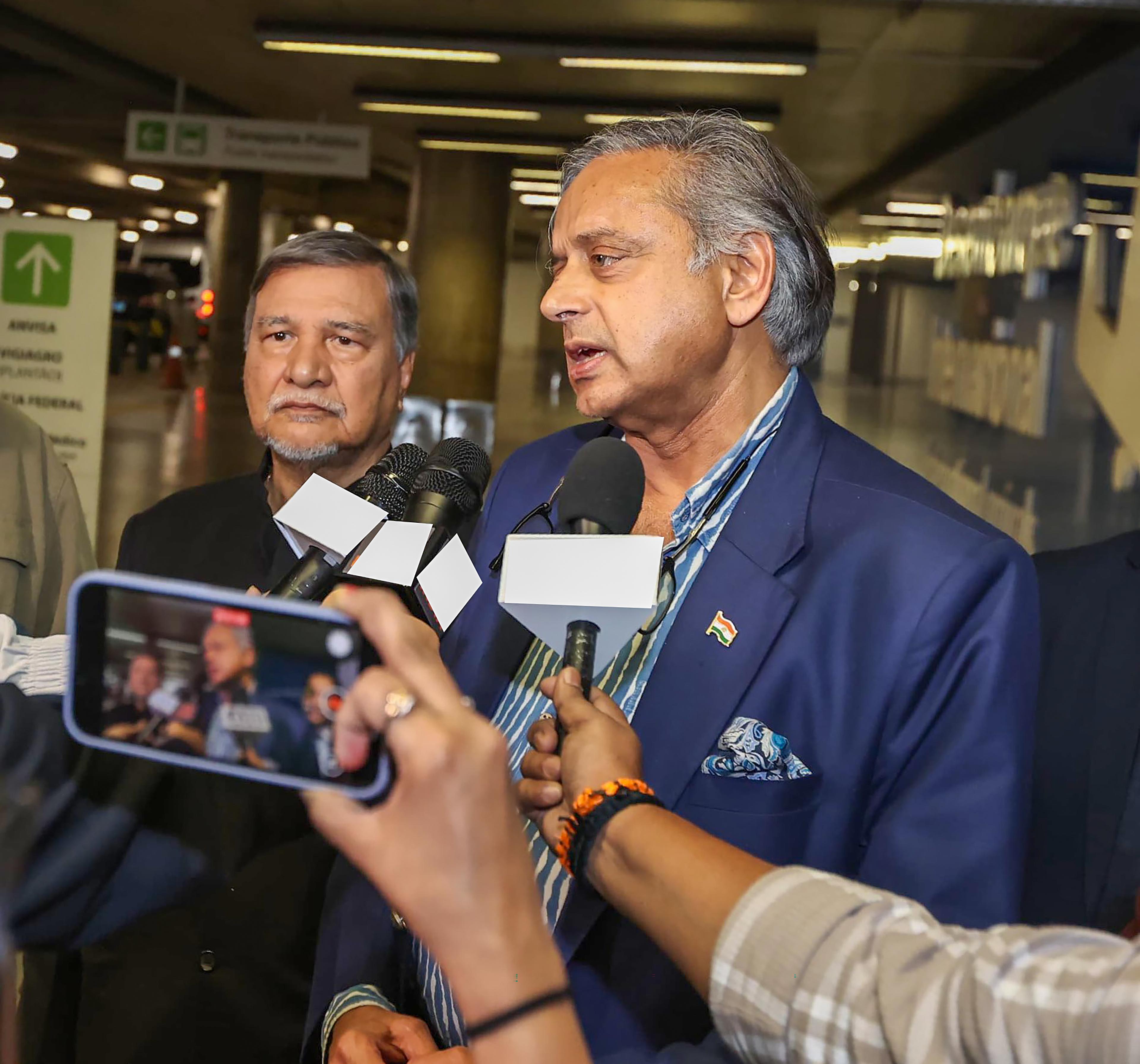 Misinformation circulating, lot of work to be done in Washington: Shashi Tharoor