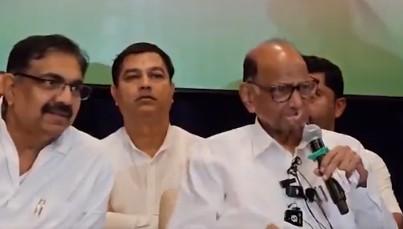 Ideologically against, won’t be possible to support Radhakrishnan in VP election: Sharad Pawar (Ld)