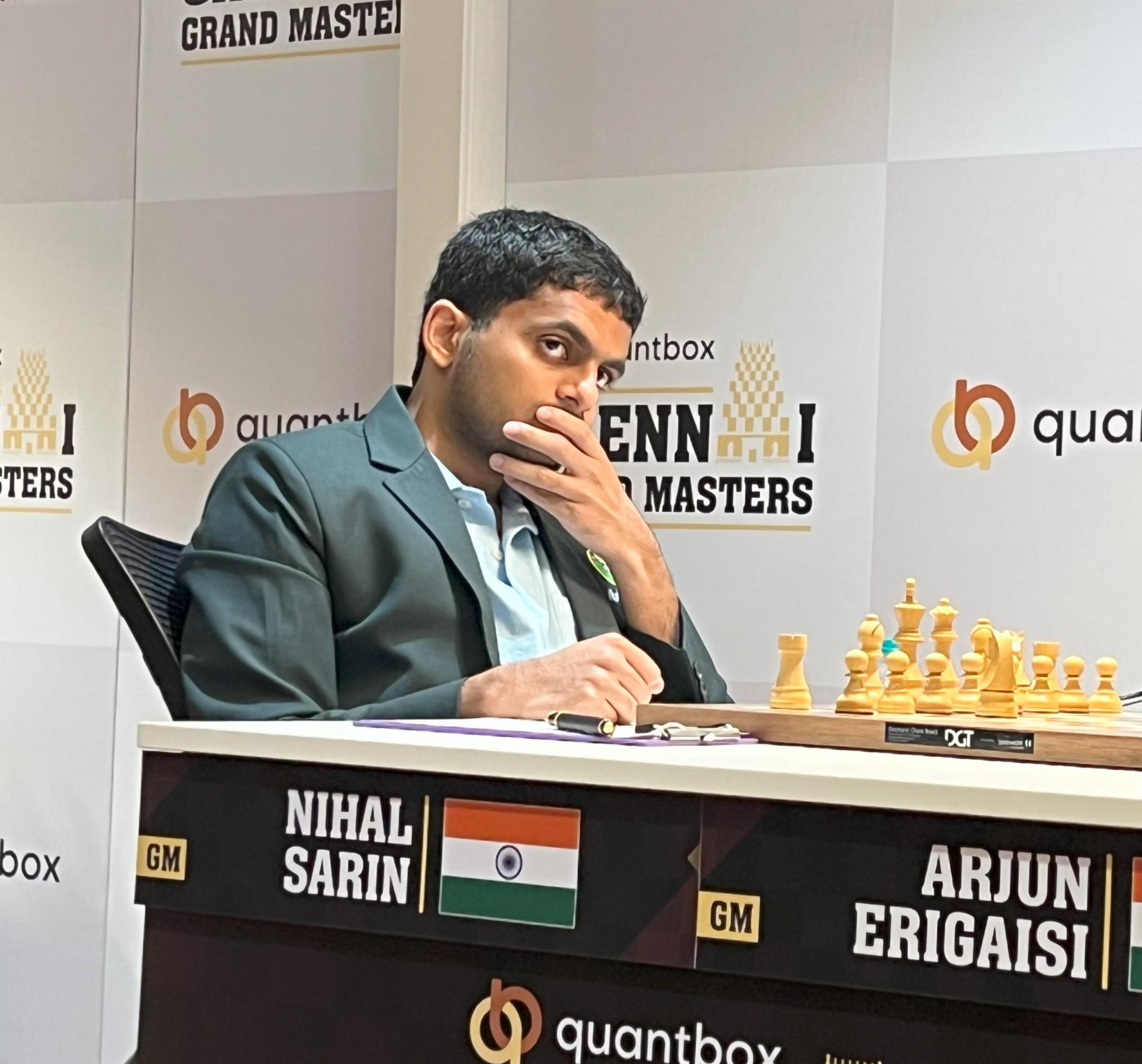 Chennai Grand Masters 2025: Nihal Sarin upsets Arjun Erigaisi, undefeated Vincent Keymer extends lead on day 4