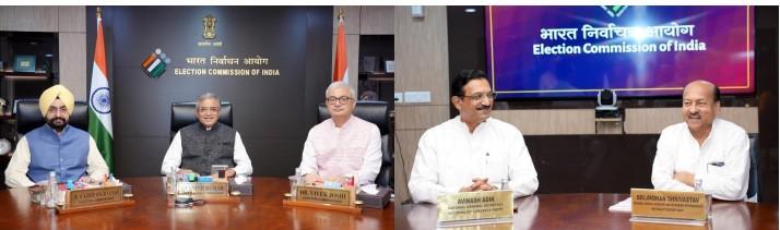 ECI meets NCP delegation, engages 28,000 political representatives in 4,719 meetings over 150 days