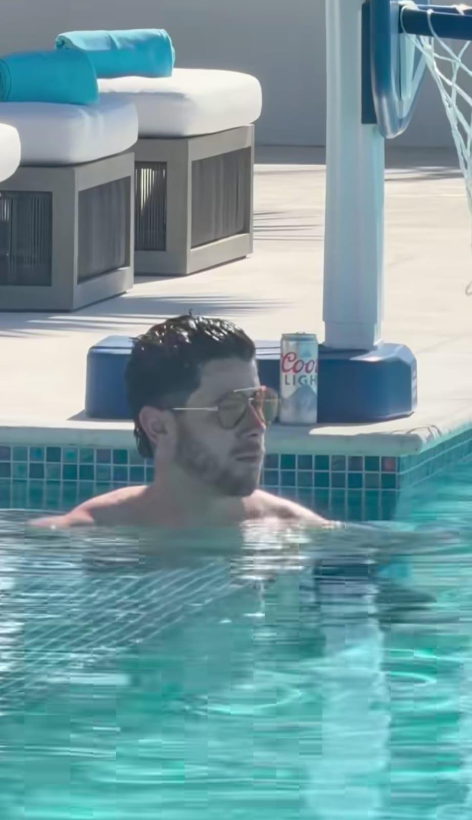 Priyanka Chopra swoons over ‘snack’ Nick Jonas as he takes a swim